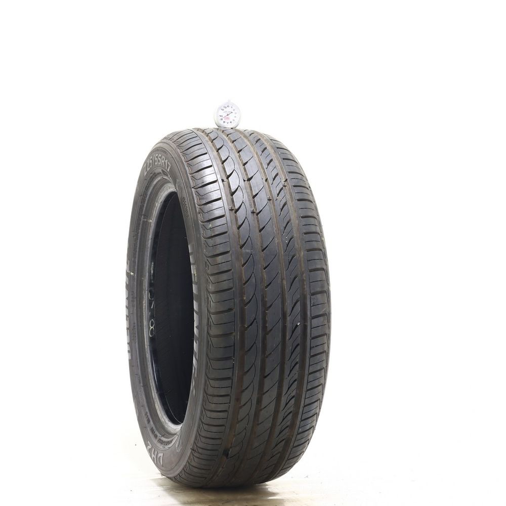 Set of (2) Used 225/55ZR17 Delinte DH2 Eco 101W - 7.5-9/32 - Image 4