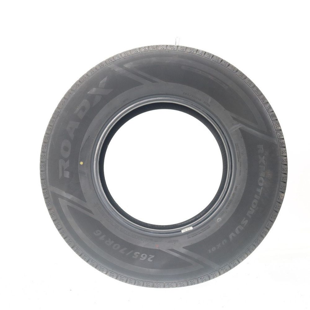 Set of (2) Used 265/70R16 RoadX RXMotion SUV UX01 112H - 8-8.5/32 - Image 6
