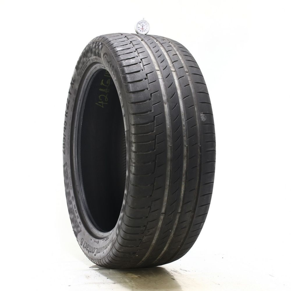 Used 285/45R22 Continental PremiumContact 6 MO 114Y - 7/32 - Image 1