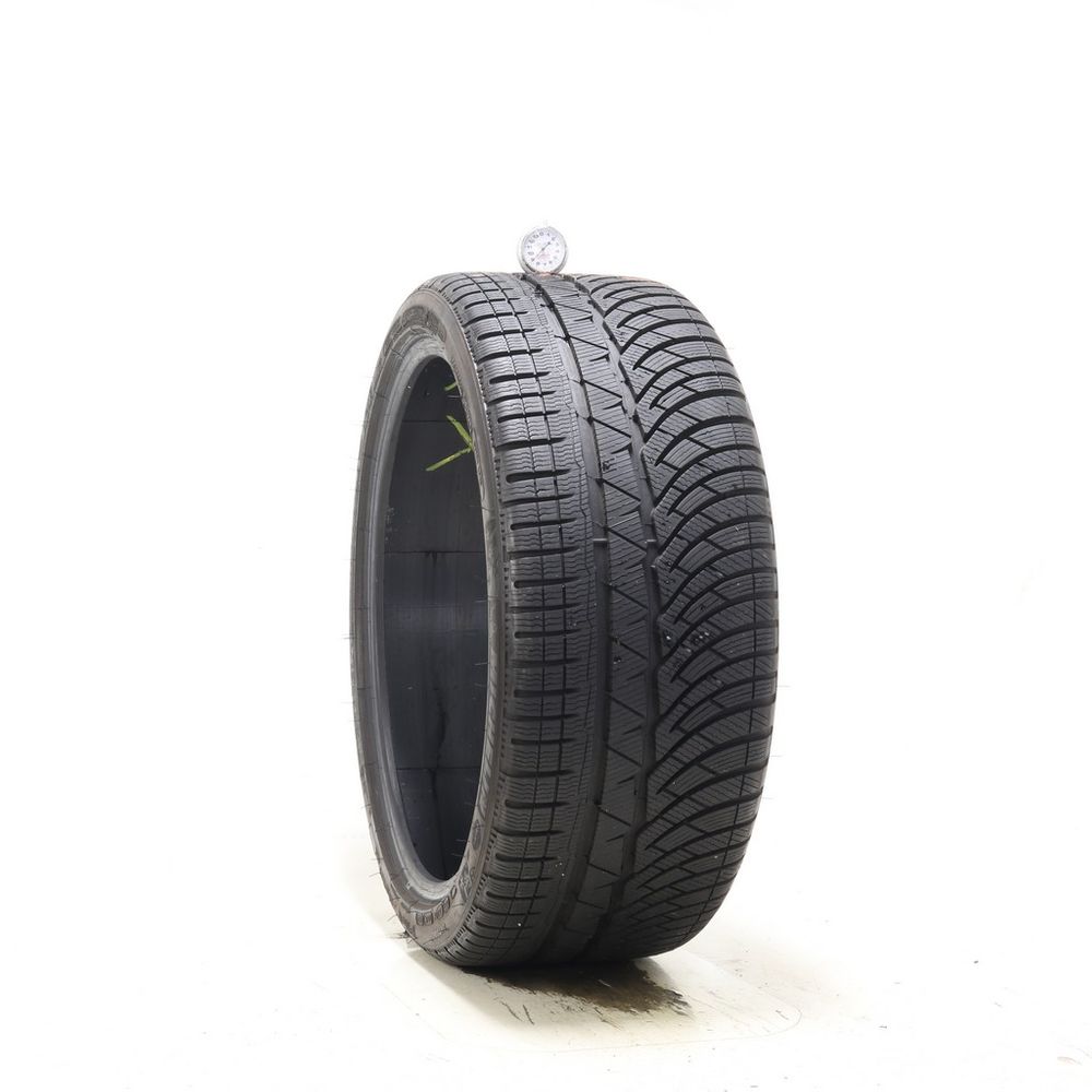 Set of (2) Used 255/35R21 Michelin Pilot Alpin PA4 98W - 7-8.5/32 - Image 4