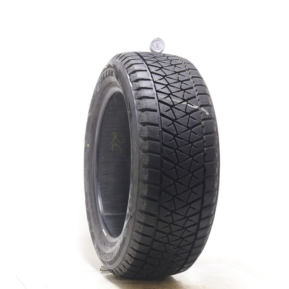 Set of (2) Used 255/55R19 Bridgestone Blizzak DM-V2 111T - 11.5-12/32 - Image 1
