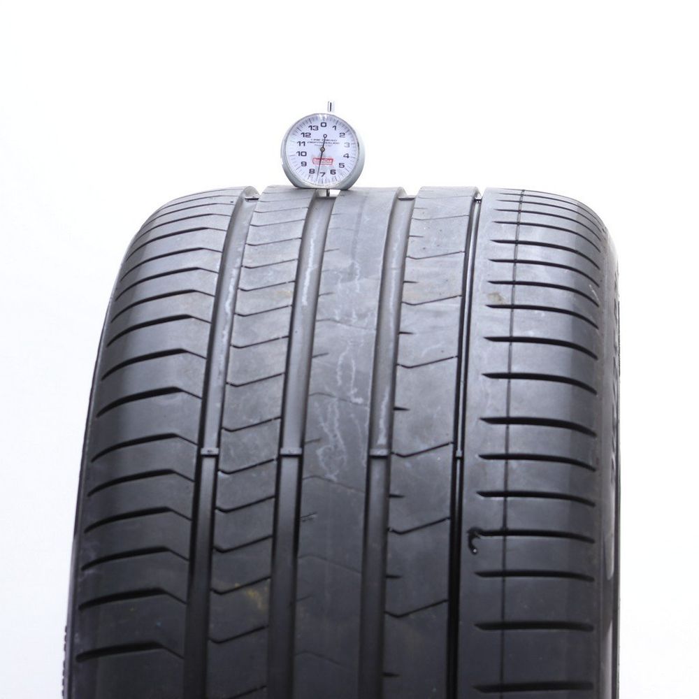 Set of (2) Used 315/35R21 Pirelli P Zero Run Flat 111Y - 7-8/32 - Image 2
