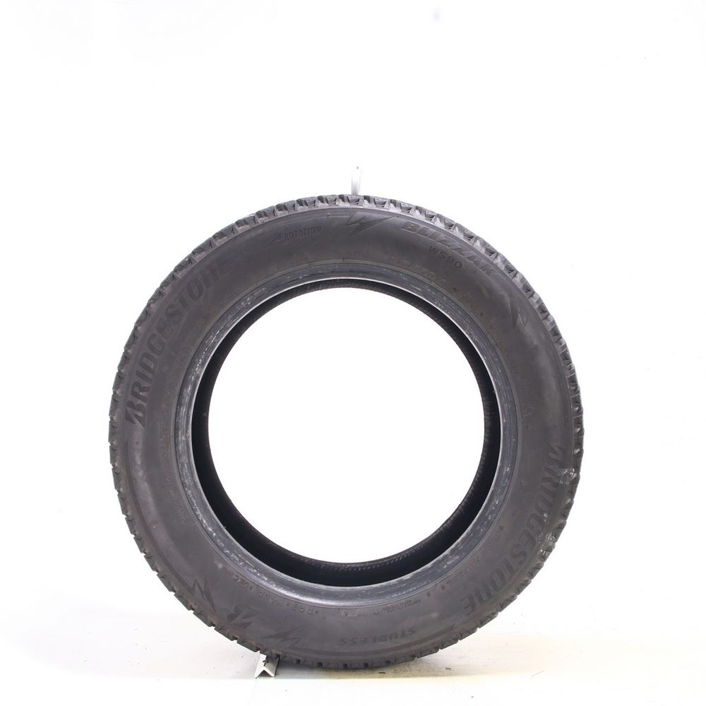 Set of (2) Used 215/55R16 Bridgestone Blizzak WS90 Studless 97H - 7.5-9/32 - Image 3