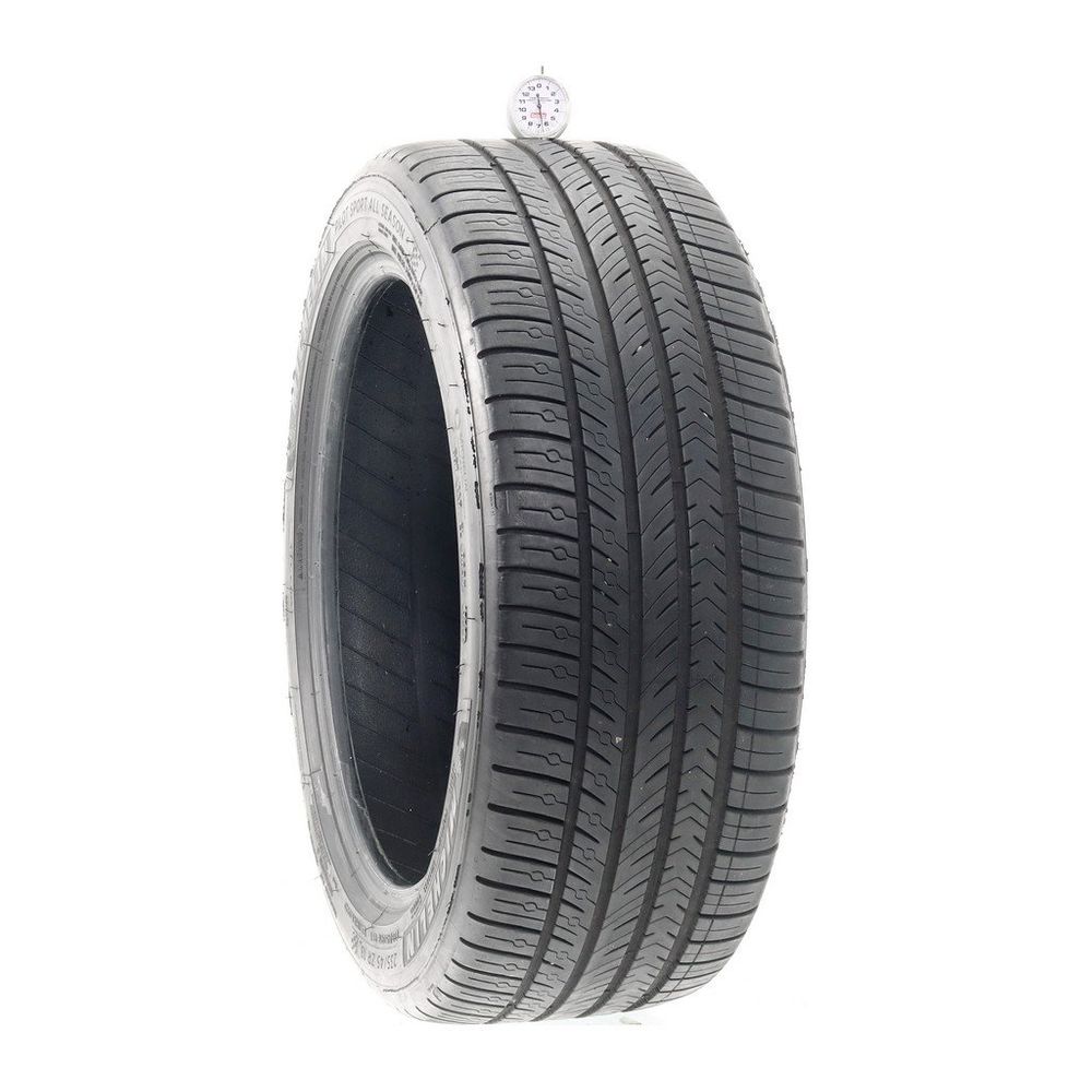 Set of (2) Used 235/45ZR18 Michelin Pilot Sport All Season 4 98Y - 6.5-8/32 - Image 1