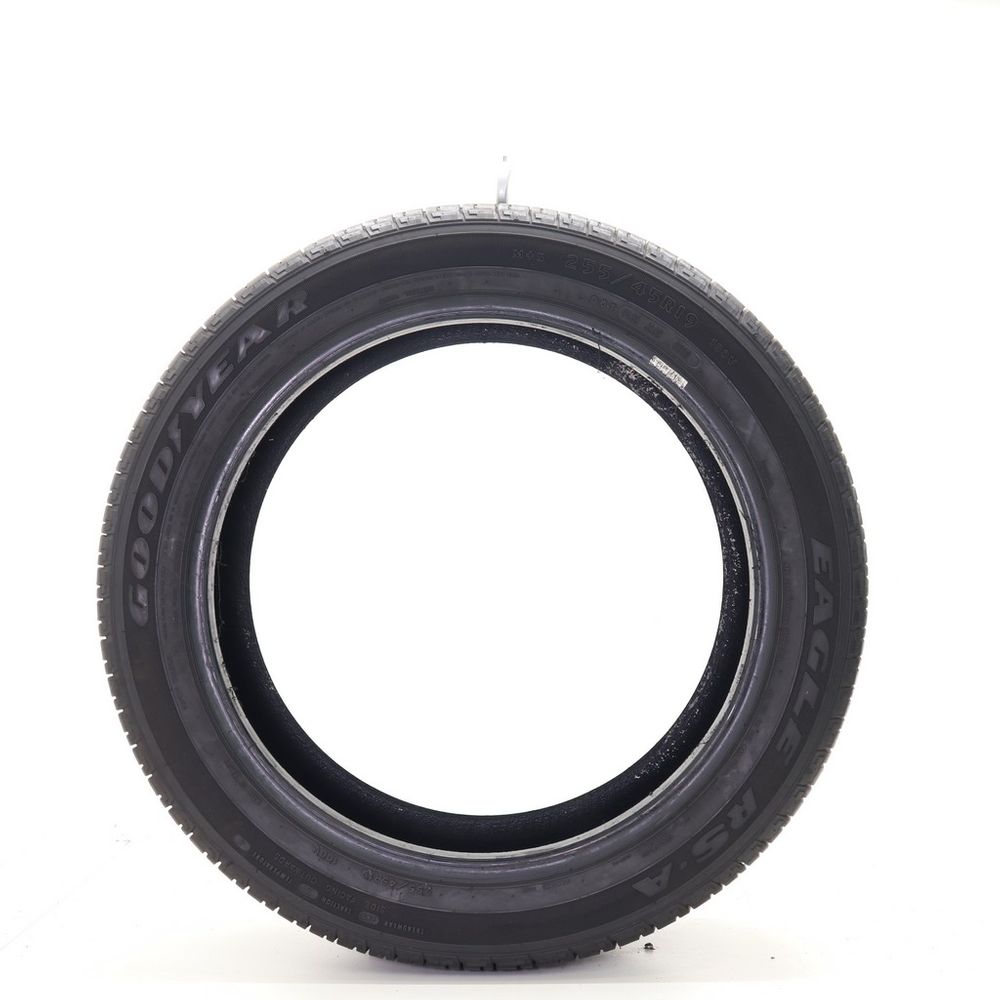 Set of (2) Used 255/45R19 Goodyear Eagle RS-A 100V - 6.5-7/32 - Image 3