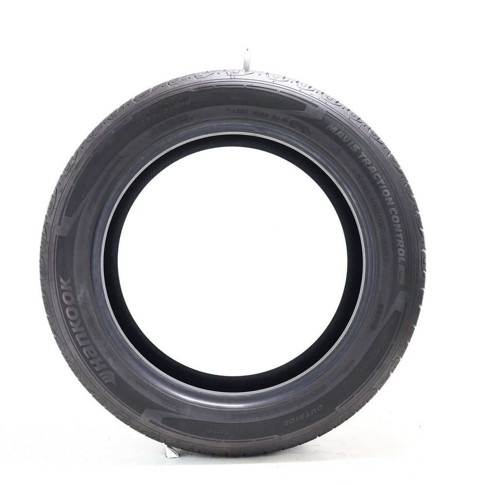 Set of (2) Used 235/55R19 Hankook Mavis Traction Control 4Season 105V - 6/32 - Image 3