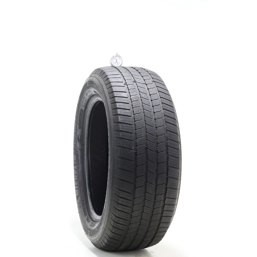 Set of (2) Used 255/55R18 Michelin Defender LTX M/S 109H - 6-6.5/32 - Image 1