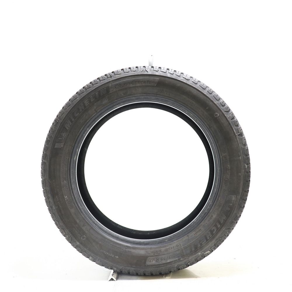 Set of (2) Used 215/55R17 Michelin CrossClimate 2 94H - 7.5-8/32 - Image 6