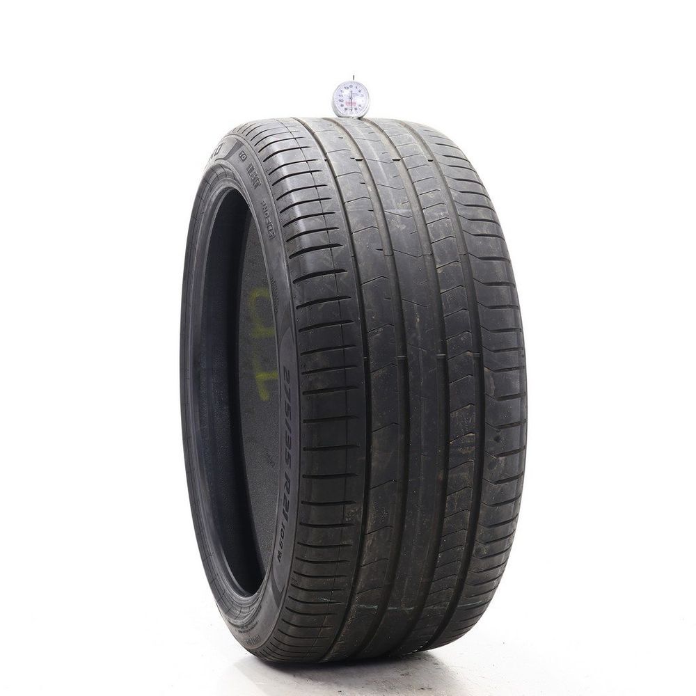Set of (2) Used 275/35R21 Pirelli P Zero PZ4 TO Elect PNCS 103W - 7/32 - Image 1