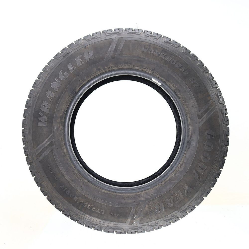 Set of (2) Used LT 235/80R17 Goodyear Wrangler Workhorse HT 120/117R E - 7.5-8/32 - Image 3