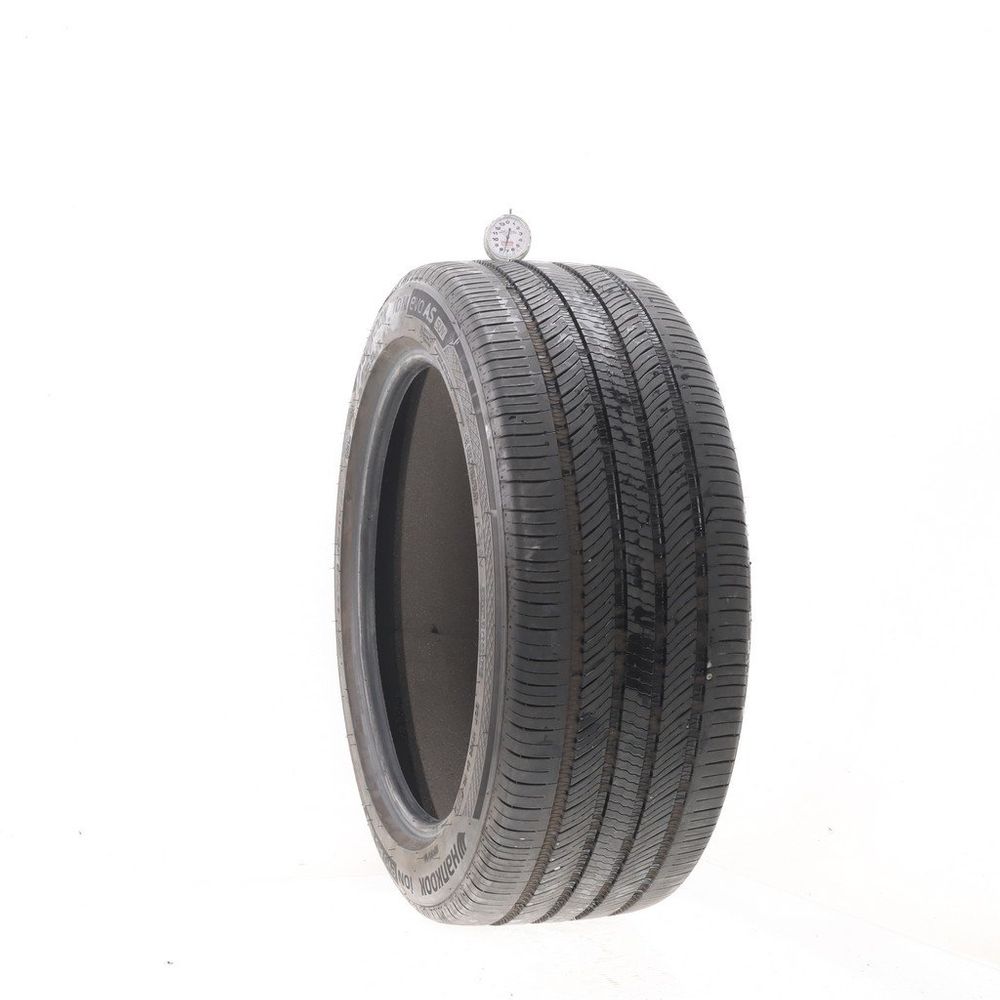 Set of (2) Used 255/45R19 Hankook iON evo AS SUV Sound Absorber EV 104W - 7.5-9/32 - Image 1