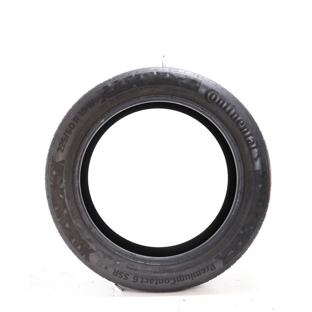 Set of (2) Used 225/50R18 Continental PremiumContact 6 SSR 95W - 5-5.5/32 - Image 3