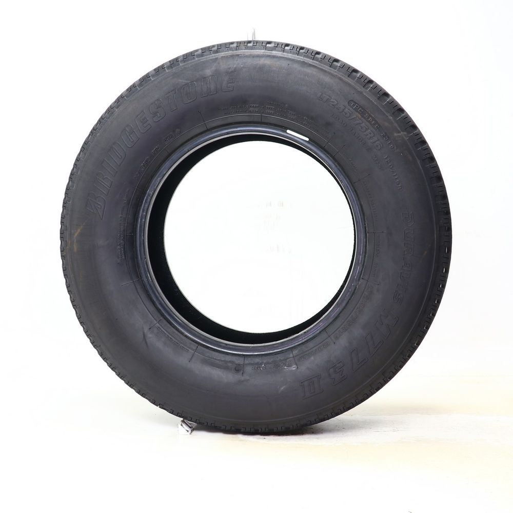 Set of (2) Used LT 245/75R16 Bridgestone Duravis M773 II 120/116R E - 10-11/32 - Image 3