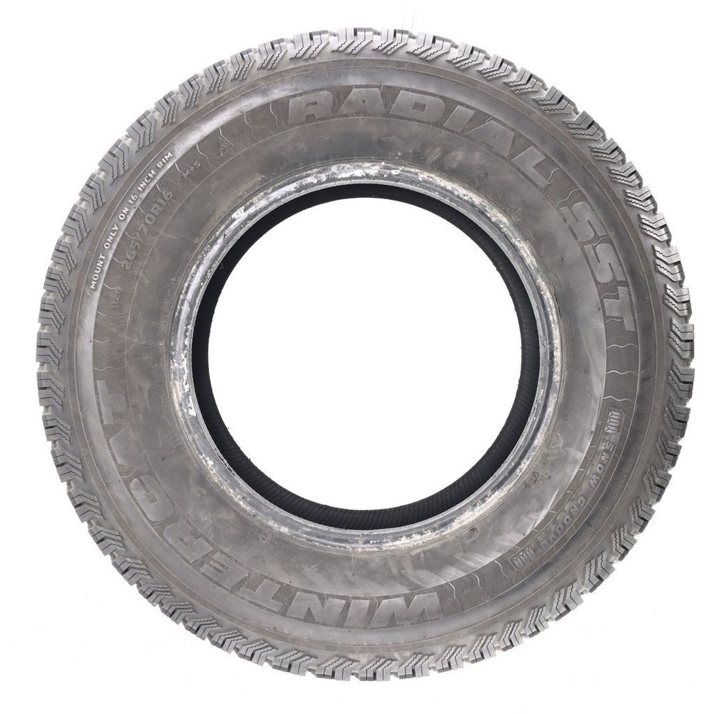 Set of (2) Used 265/70R16 Dean Wintercat Radial SST 112S - 9.5-10/32 - Image 3