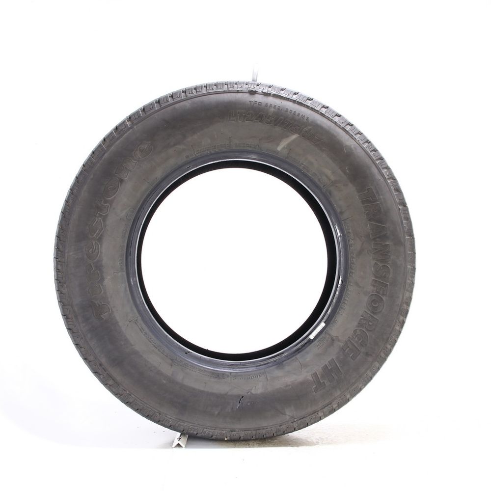 Set of (2) Used LT 245/75R17 Firestone Transforce HT 121/118R E - 10.5-11.5/32 - Image 3