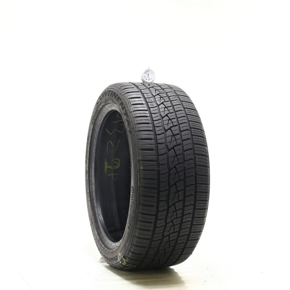 Set of (2) Used 255/40ZR18 Continental ControlContact Sport SRS Plus 99Y - 6.5/32 - Image 1
