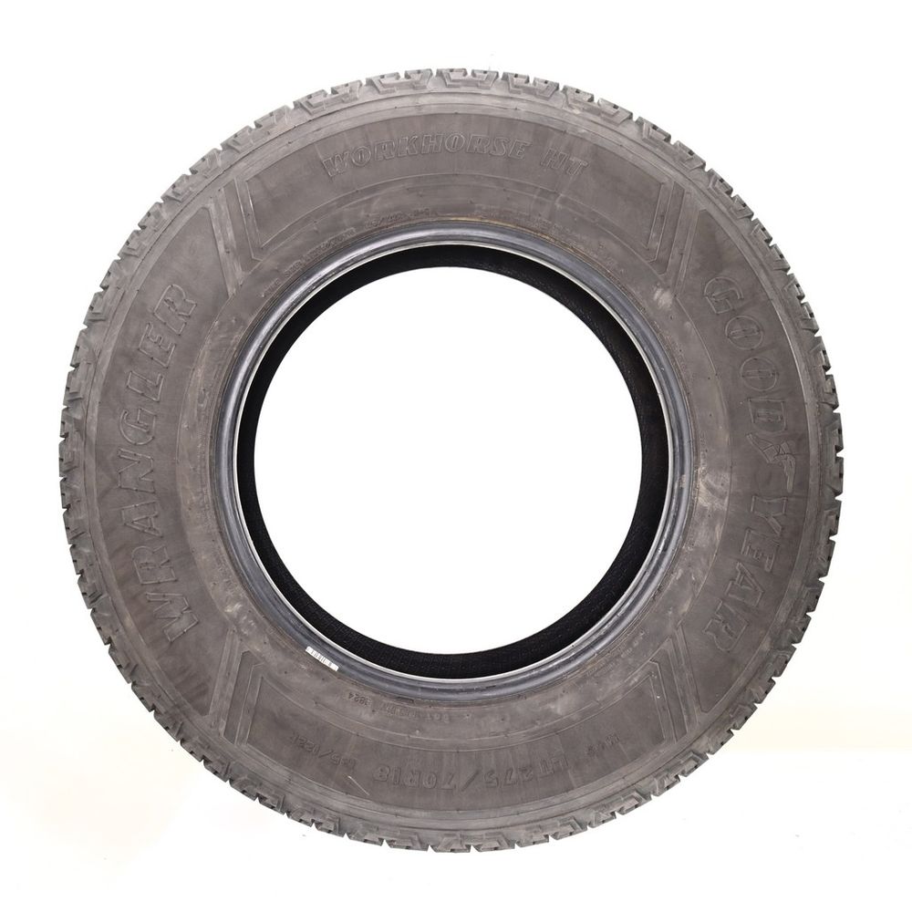 Set of (2) Used LT 275/70R18 Goodyear Wrangler Workhorse HT 125/122R E - 7.5-9/32 - Image 3