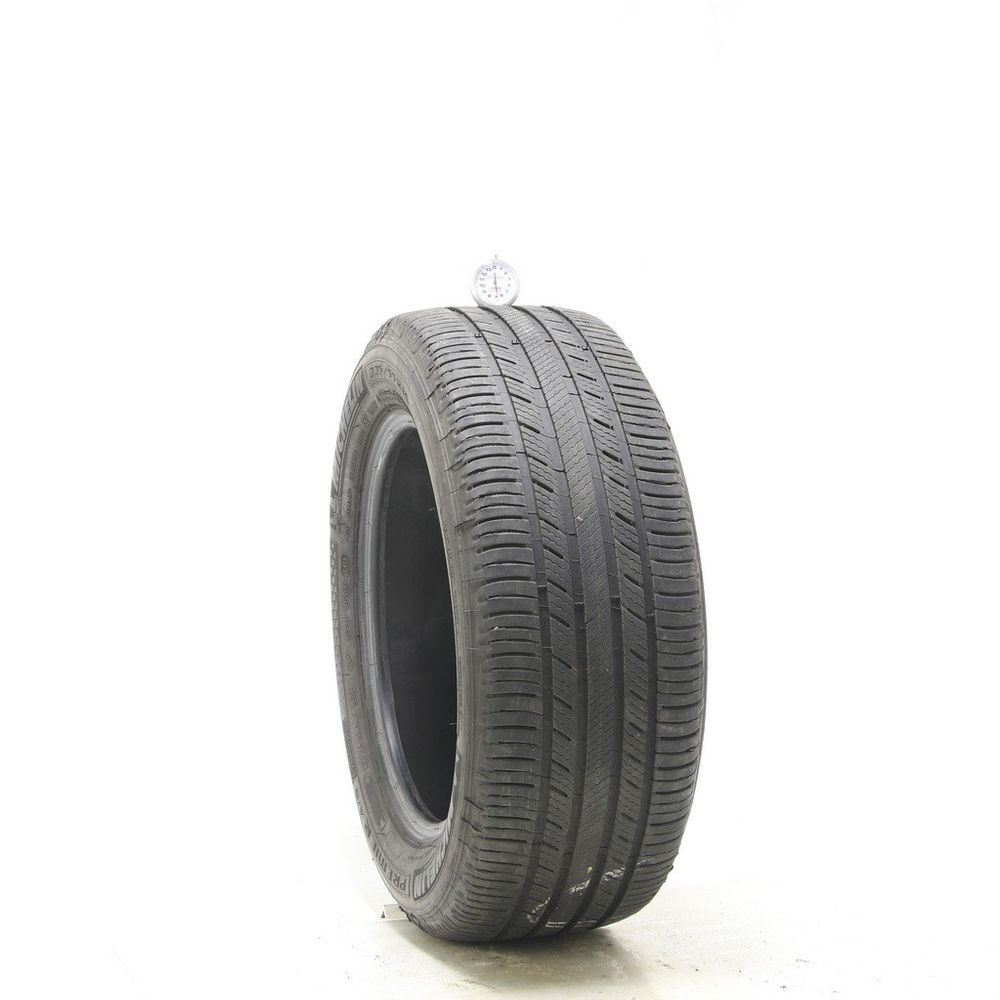 Set of (2) Used 225/55R16 Michelin Premier A/S 95H - 6.5-7/32 - Image 1