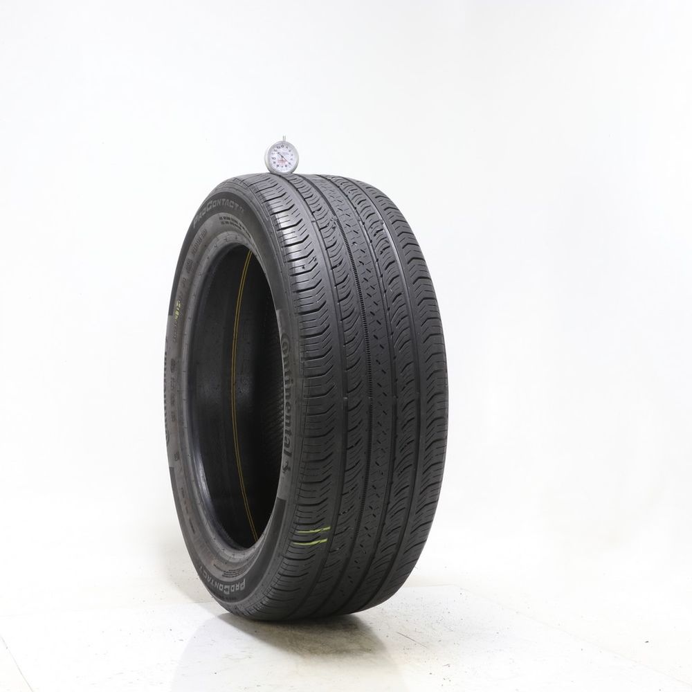 Set of (2) Used 225/50R18 Continental ProContact TX 95V - 5-5.5/32 - Image 1