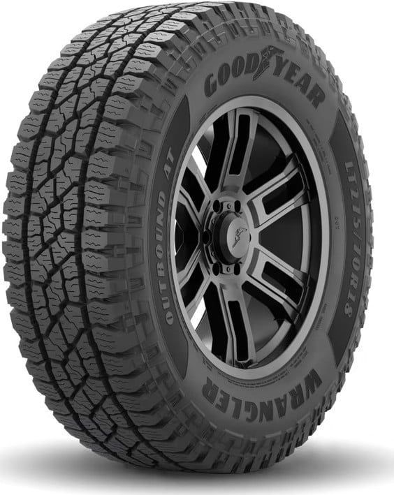 Set of (2) New 265/70R17 Goodyear Wrangler Outbound AT 115T - Image 1