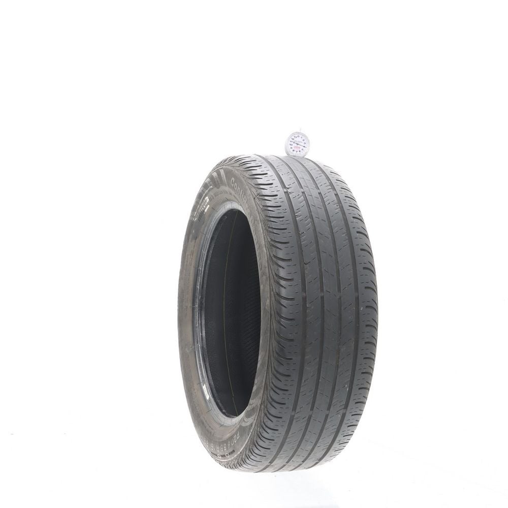 Set of (2) Used 205/55R16 Continental ContiProContact 89H - 4-5/32 - Image 1