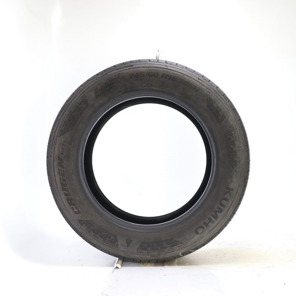 Set of (2) Used 245/60R18 Kumho Crugen HP71 105H - 6.5-8/32 - Image 3