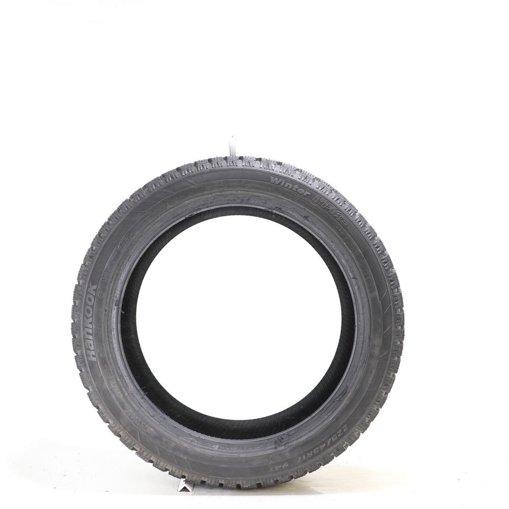 Set of (2) Used 225/45R17 Hankook Winter i*Pike (W409) Studded 94T - 8.5-9/32 - Image 3