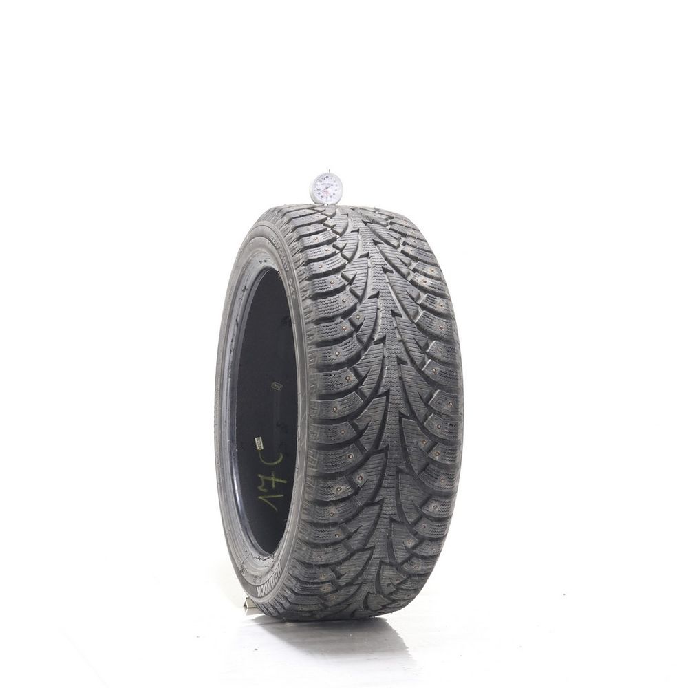 Set of (2) Used 225/45R17 Hankook Winter i*Pike (W409) Studded 94T - 8.5-9/32 - Image 4