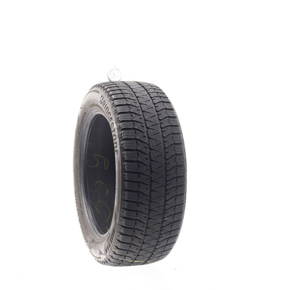 Set of (2) Used 205/55R16 Bridgestone Blizzak WS90 Studless 91H - 7.5-9/32 - Image 1