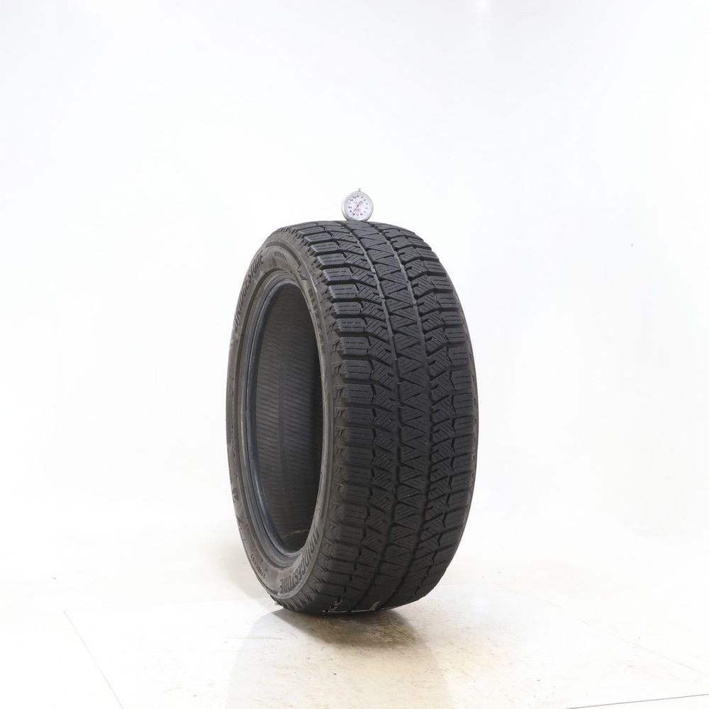 Set of (2) Used 215/50R17 Bridgestone Blizzak WS90 Studless 95H - 8.5-10/32 - Image 1