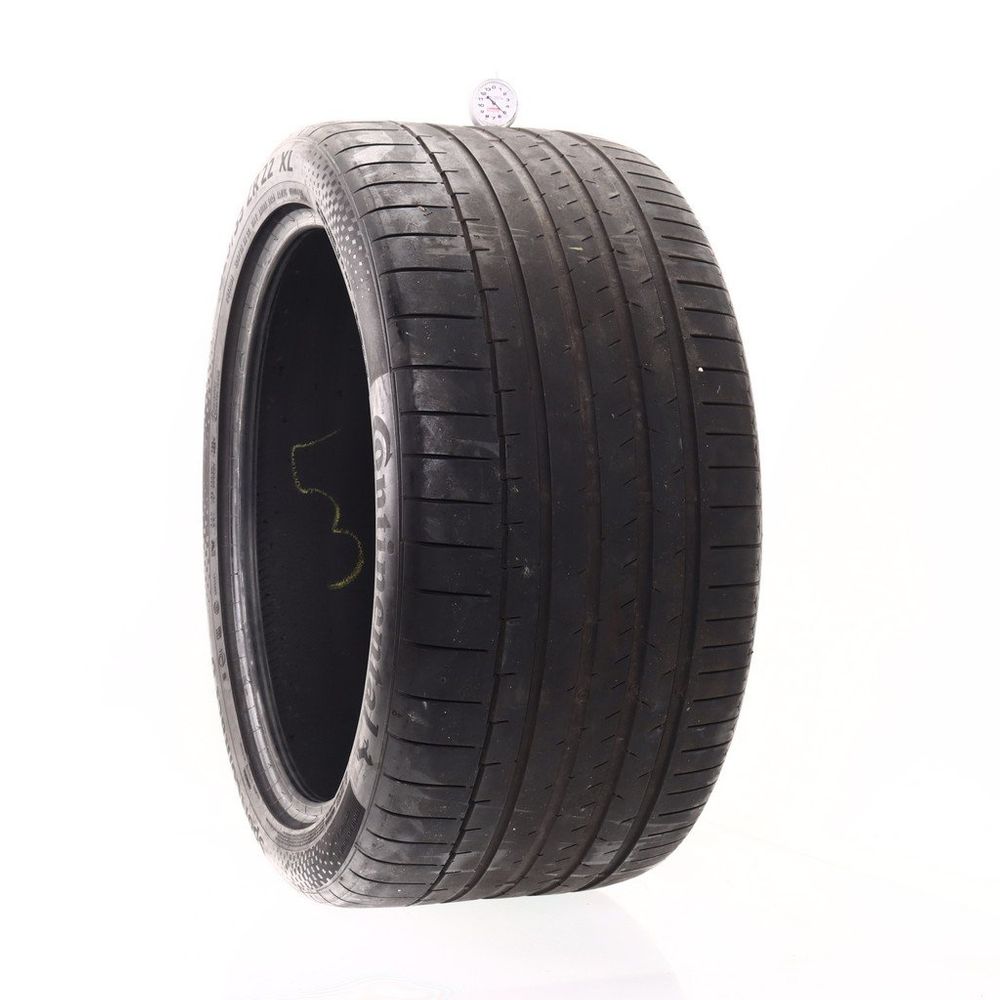 Set of (4) Used 325/35ZR22 Continental SportContact 6 MO1 114Y - 5/32 - Image 1