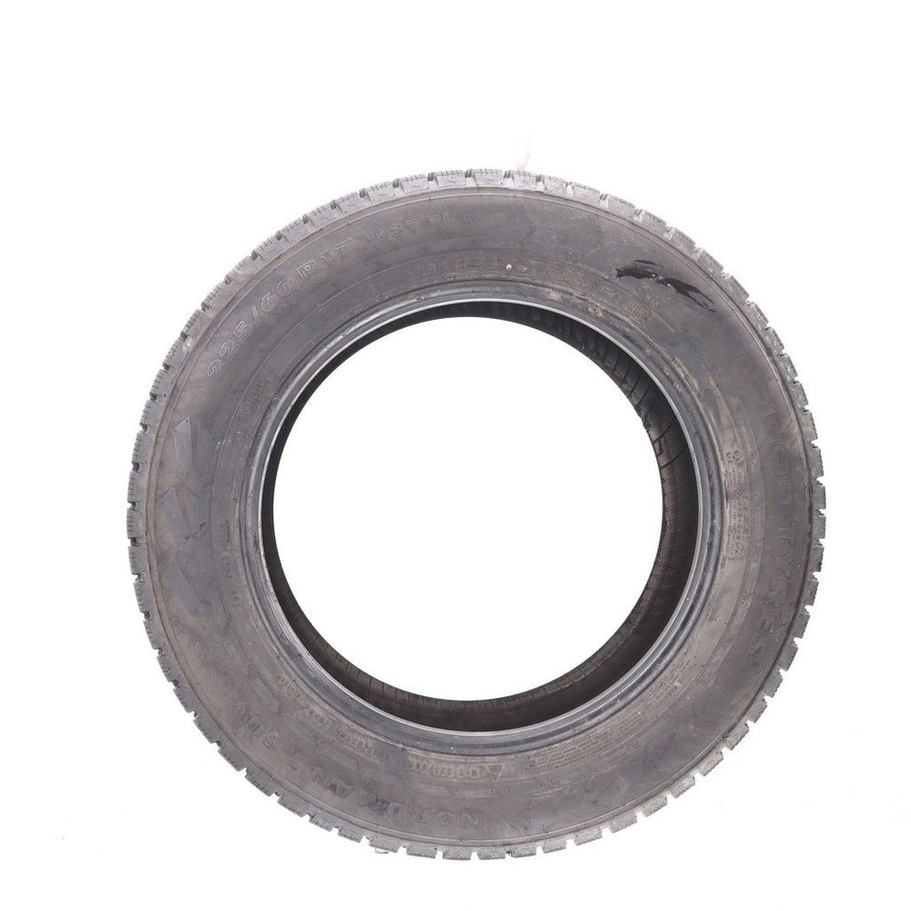 Set of (2) Used 225/60R17 Nokian Nordman 7 SUV Studded 103T - 12/32 - Image 3