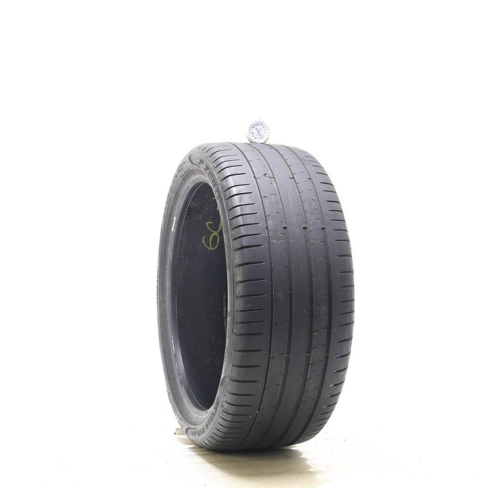 Set of (2) Used 255/35R19 Pirelli P Zero PZ4 MOE Run Flat 96Y - 5.5-6/32 - Image 1