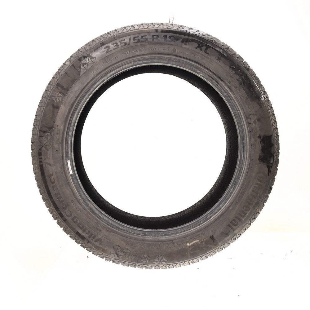 Set of (2) Used 235/55R19 Continental VikingContact 7 105T - 8-8.5/32 - Image 3