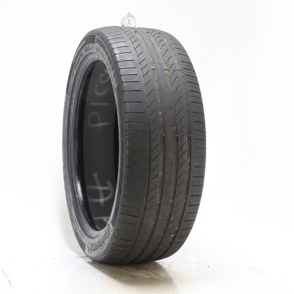 Set of (2) Used 255/45R22 Continental ContiSportContact 5 Seal+Silent 107Y - 6.5/32 - Image 1