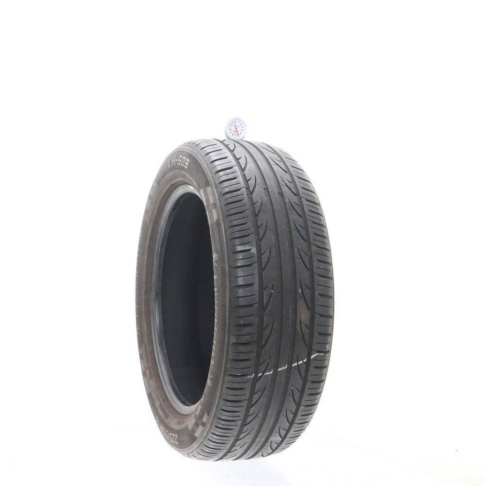 Set of (2) Used 225/55ZR18 Lionhart LH-503 102W - 6-6.5/32 - Image 1