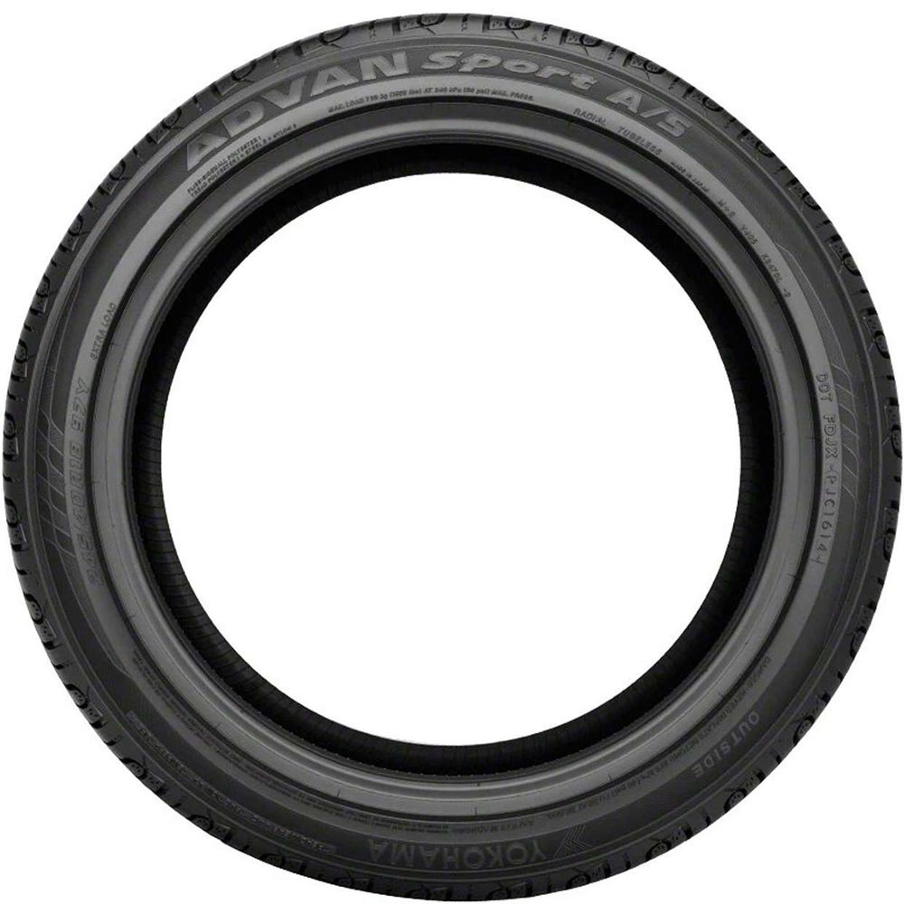 Set of (2) New 235/45R18 Yokohama ADVAN Sport A/S 98W - Image 2