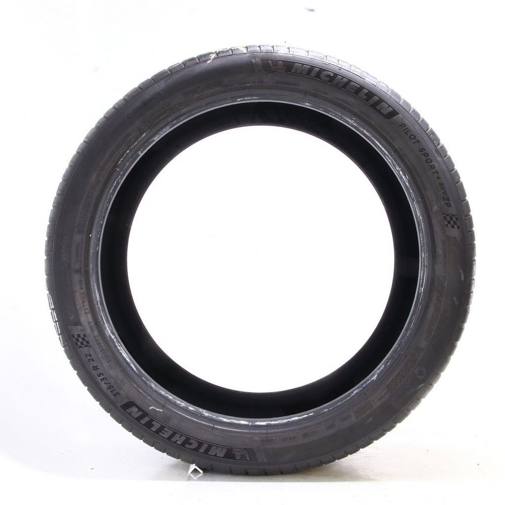 Set of (2) Used 315/35R22 Michelin Pilot Sport 4 SUV ZP 111Y - 8.5/32 - Image 3