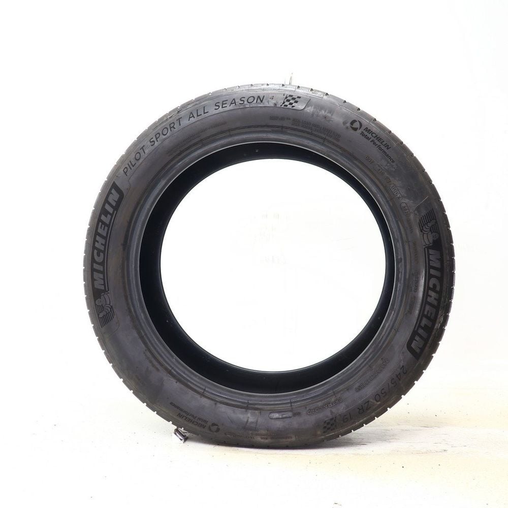 Set of (2) Used 245/50ZR19 Michelin Pilot Sport All Season 4 105Y - 8-9.5/32 - Image 3