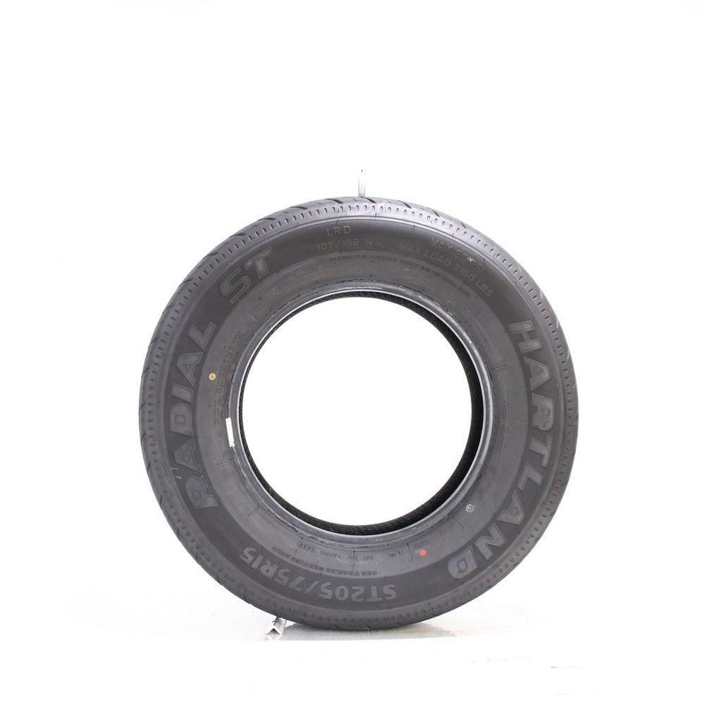 Set of (2) Used ST 205/75R15 Hartland Radial ST 107/102N D - 7-7.5/32 - Image 3