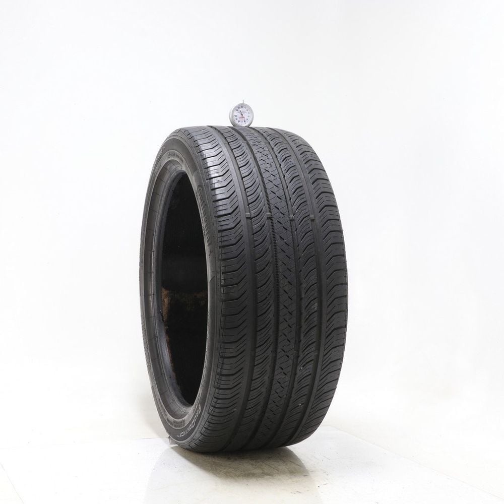 Set of (2) Used 255/40R19 Continental ProContact TX VOL 100V - 6-6.5/32 - Image 1