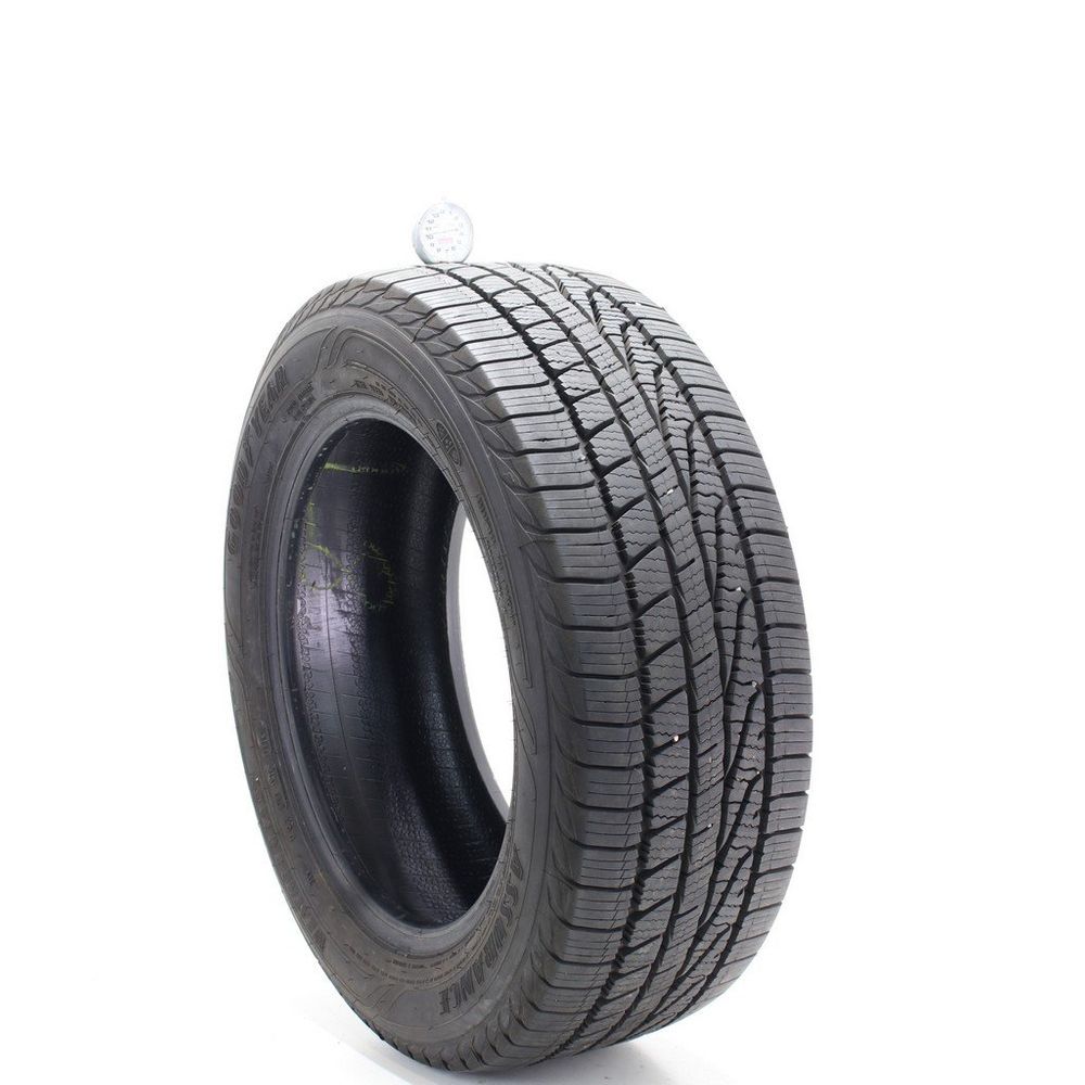Set of (2) Used 215/55R16 Goodyear Assurance WeatherReady 97H - 10/32 - Image 1