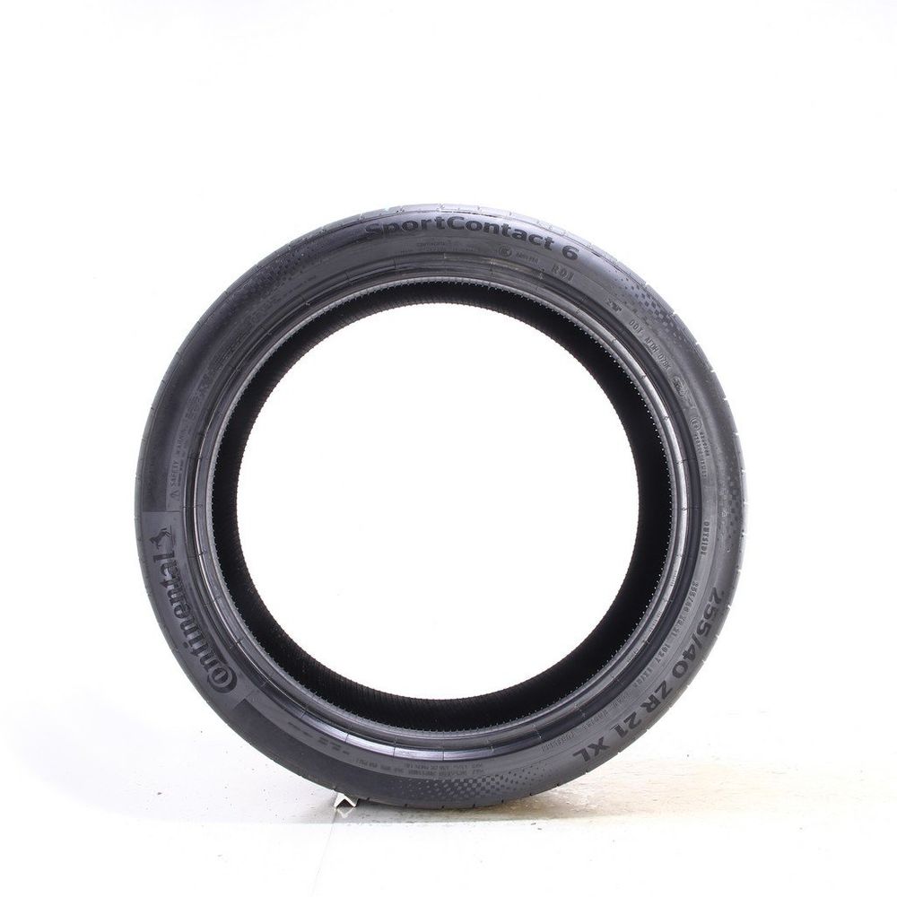 Set of (2) Driven Once 255/40ZR21 Continental SportContact 6 R01 102Y - 8.5/32 - Image 3