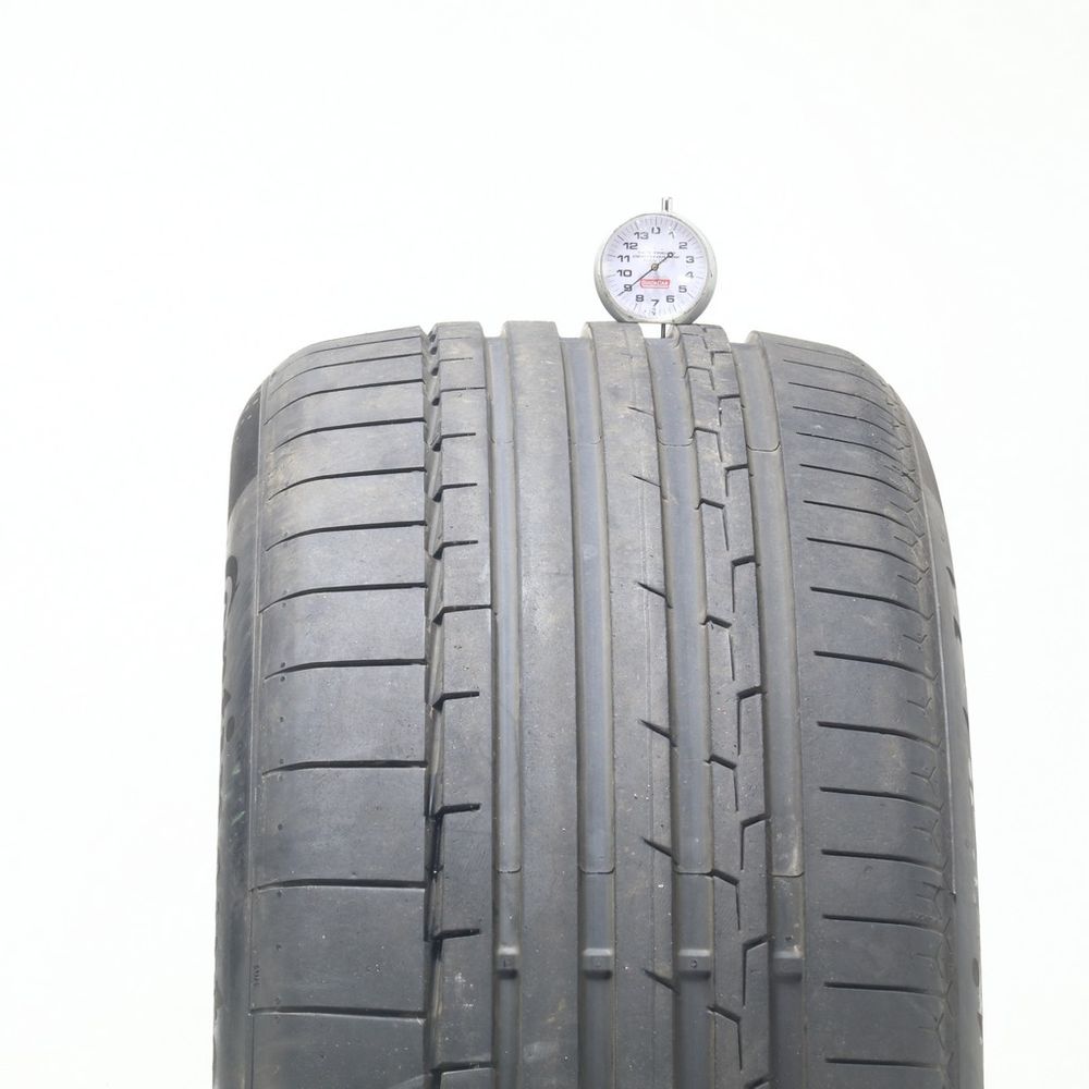 Set of (2) Used 275/45ZR21 Continental SportContact 6 MO1 110Y - 9/32 - Image 2