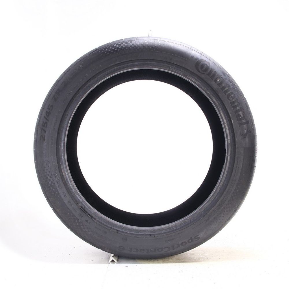 Set of (2) Used 275/45ZR21 Continental SportContact 6 MO1 110Y - 9/32 - Image 3