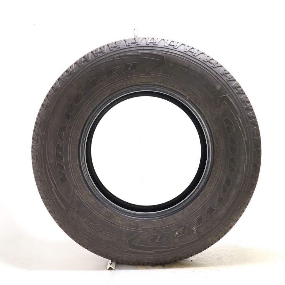 Set of (2) Used 265/70R16 Goodyear Wrangler Fortitude HT 112T - 7.5-9/32 - Image 3