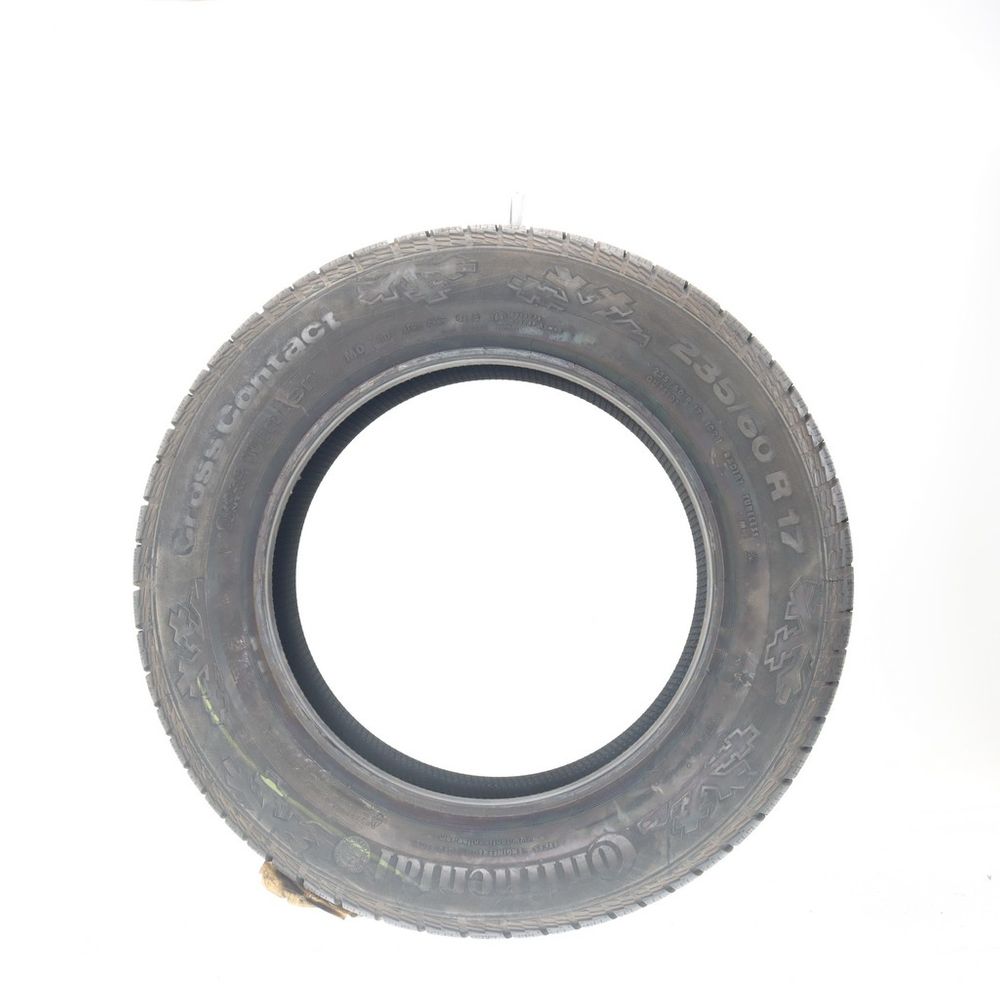 Set of (2) Used 235/60R17 Continental CrossContact Winter MO 102H - 11/32 - Image 3