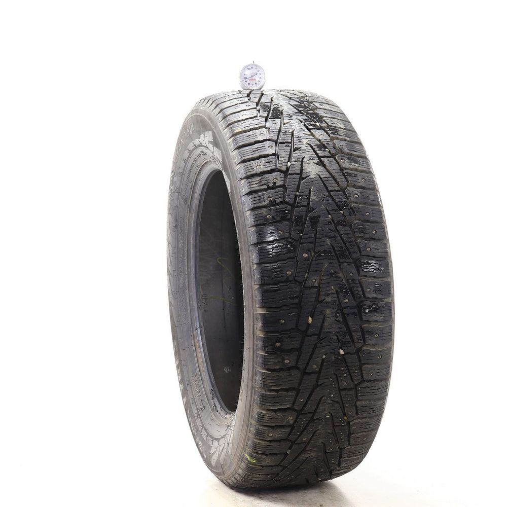 Set of (2) Used 245/60R18 Nokian Nordman 7 SUV Studded 109T - 9.5-10/32 - Image 1