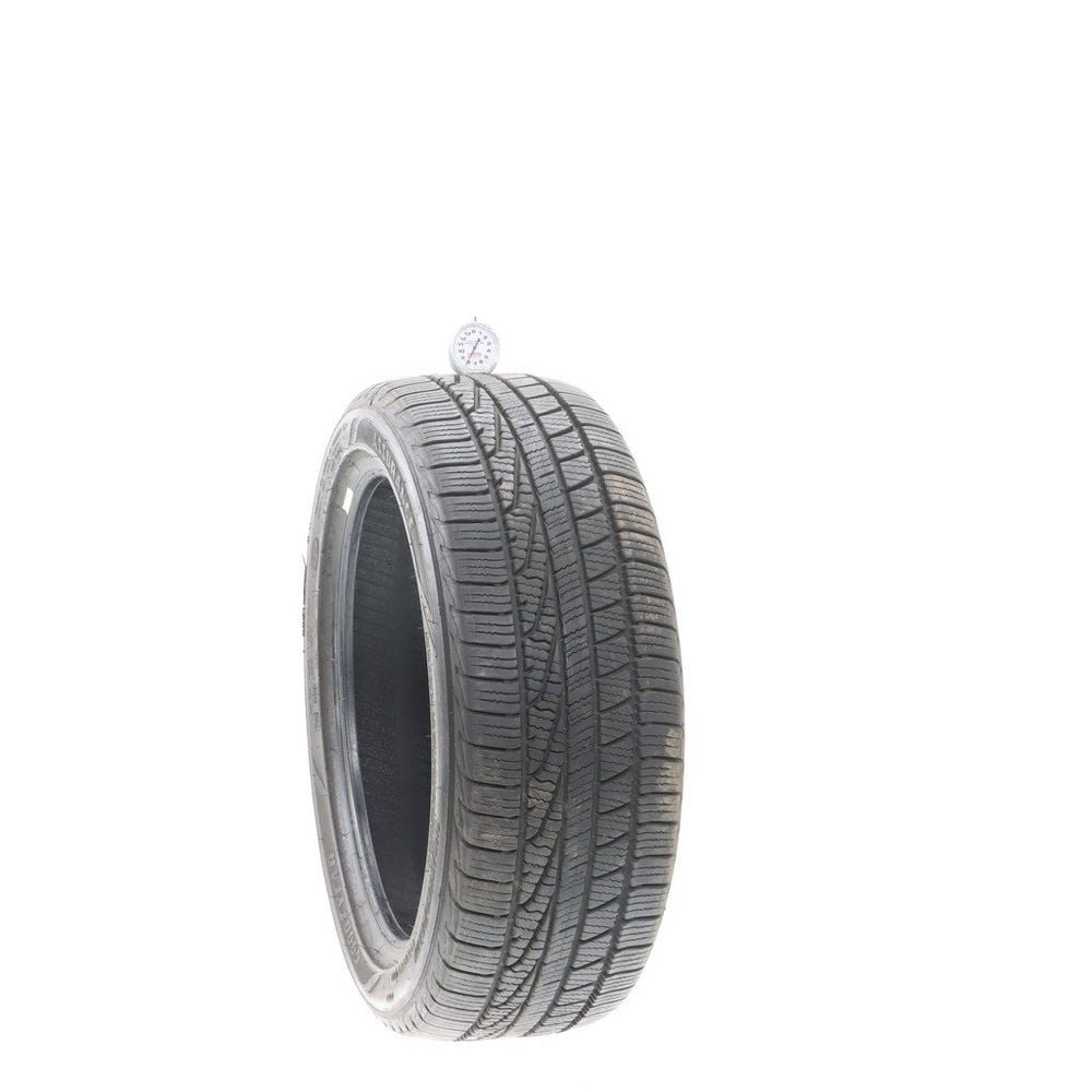 Set of (2) Used 215/45R17 Goodyear Assurance WeatherReady 87V - 8-8.5/32 - Image 1