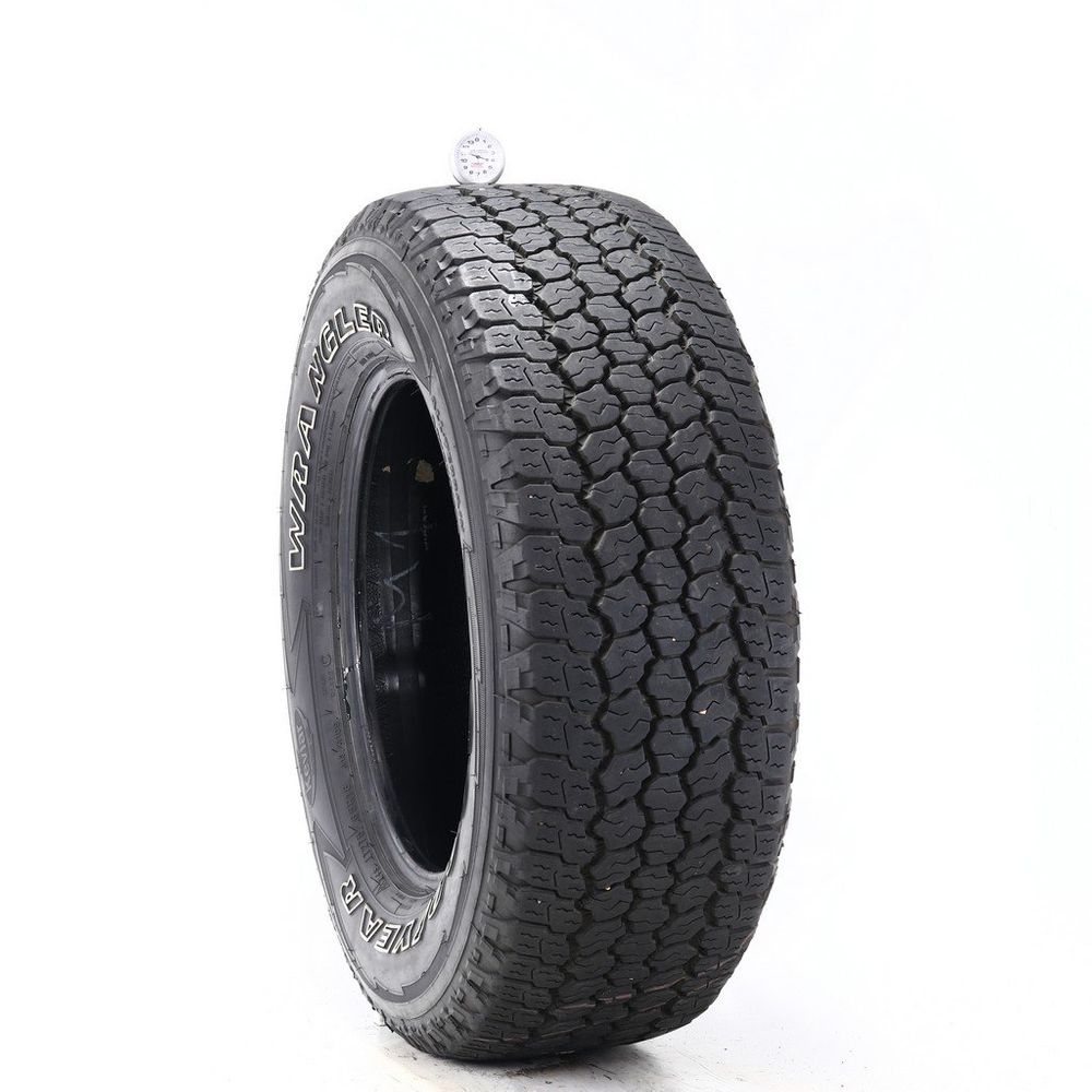 Set of (2) Used LT 275/65R18 Goodyear Wrangler All-Terrain Adventure Kevlar 113/110S C - 11-11.5/32 - Image 1